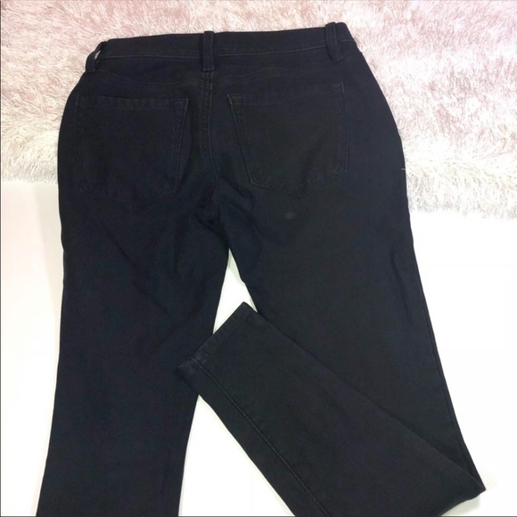 Loft Black Ankle Skinny Jeans 24 - Picture 3 of 7